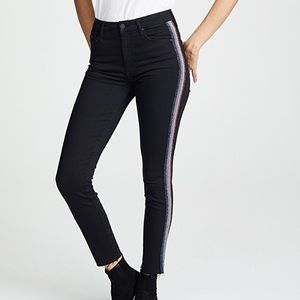 Mother High Waist Looker Ankle Fray Jeans (14)